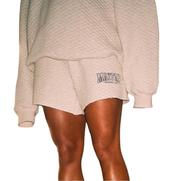 Mayfair 'Athletic Club' Quilted Sweatshorts - Picture 3 of 3